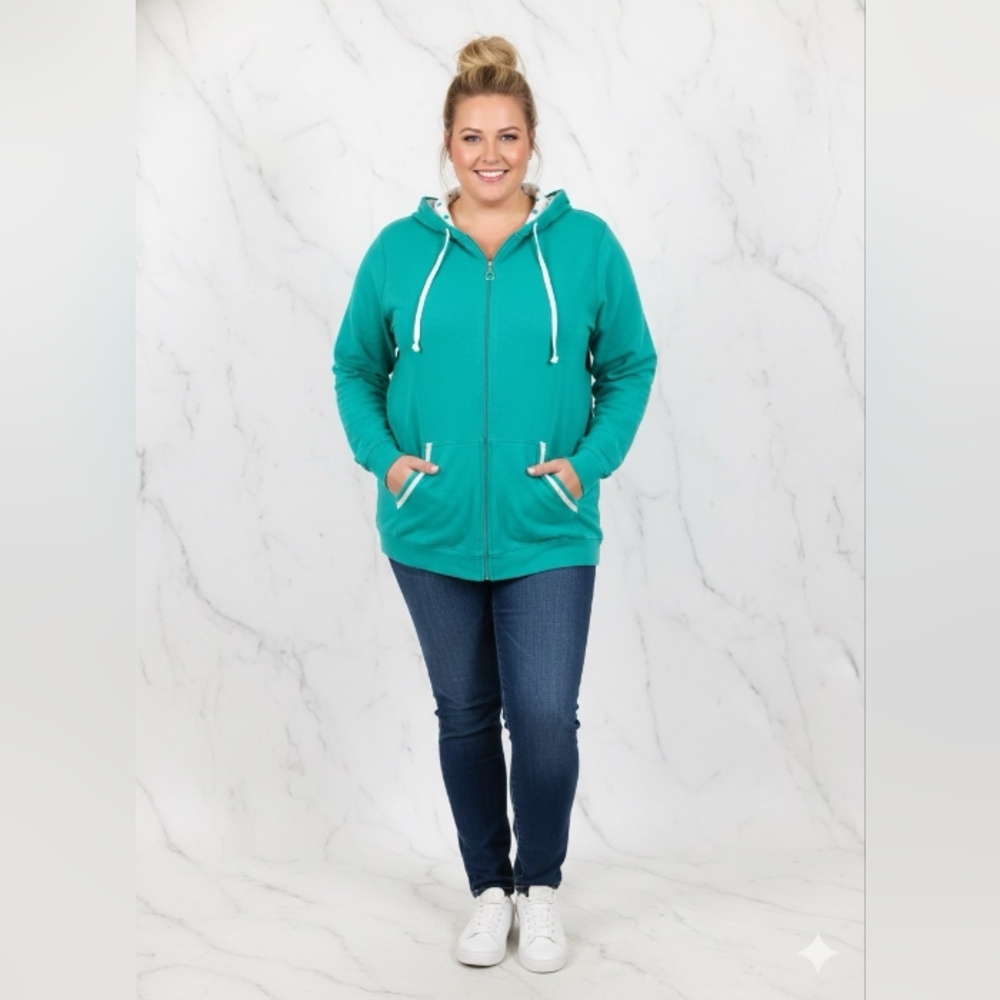 Silver Jeans Teal Women's Hoodie